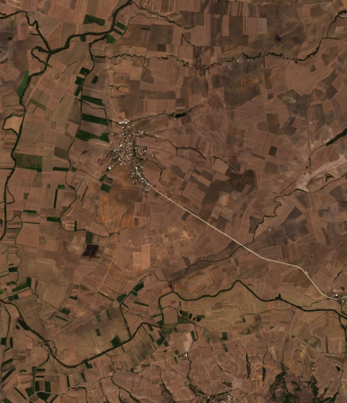 A terület a tűz előtt, 2026. október 5.