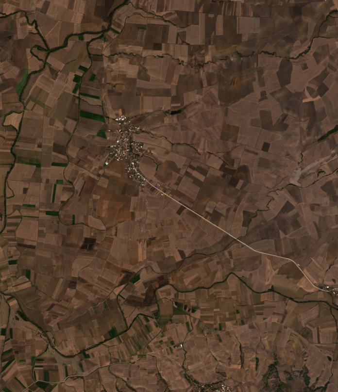 A terület a tűz után, 2026. október 15.